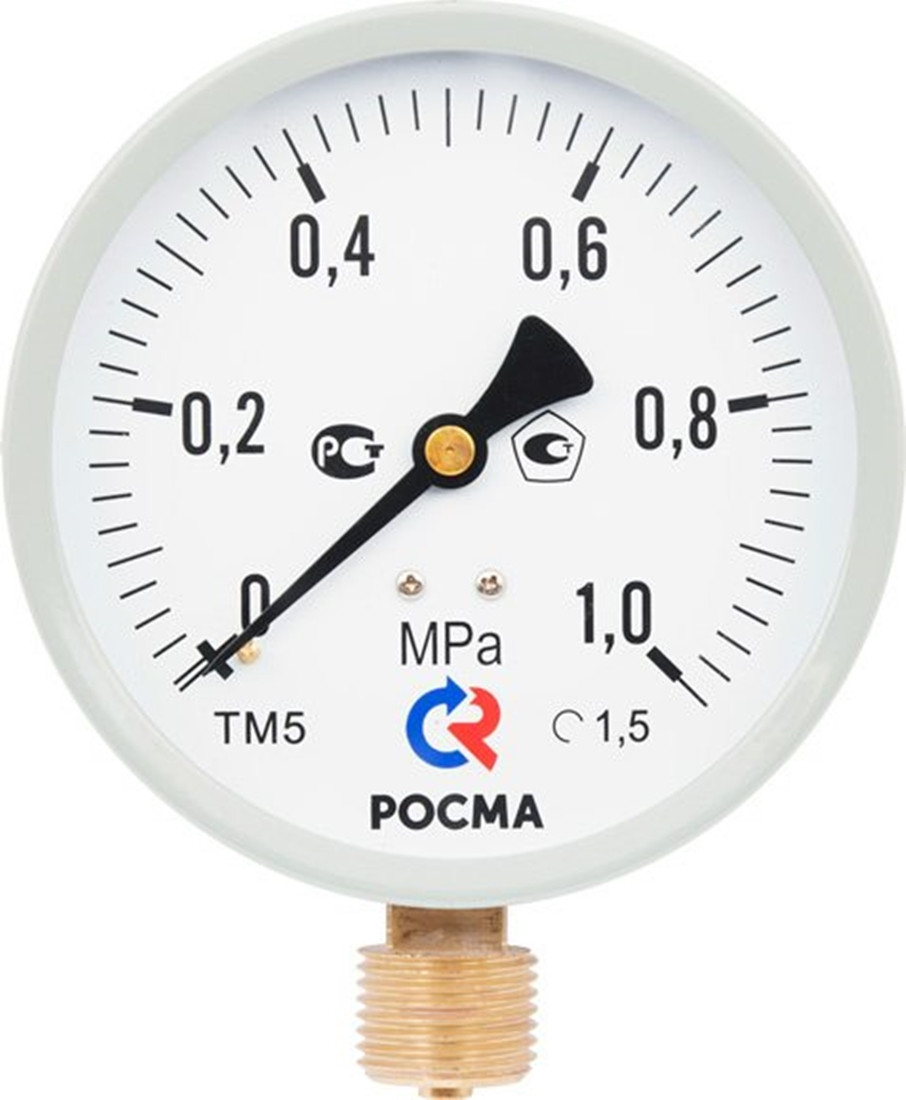 Манометр ТМ-510P.00(0-2,5MРа) G1/2.1,5.M2 зав.№