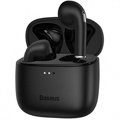 Bluetooth наушники Baseus NGE8-01 True Wireless Earphones Bowie E8 черные - фото 1 - id-p176805113