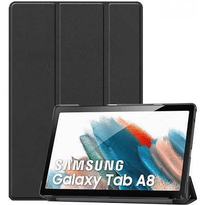 Полиуретановый чехол JFK Smart Case черный для Samsung Galaxy Tab A8 - фото 1 - id-p176805121