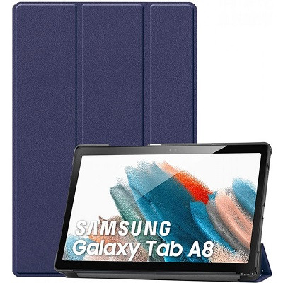 Полиуретановый чехол JFK Smart Case синий для Samsung Galaxy Tab A8 - фото 1 - id-p176805122