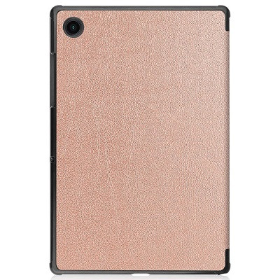 Полиуретановый чехол JFK Smart Case розово-золотой для Samsung Galaxy Tab A8 - фото 5 - id-p176805123