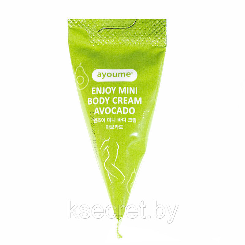 Питательный крем для тела с авокадо AYOUME Enjoy Mini Body Cream Avocado 10 гр - фото 1 - id-p176805405
