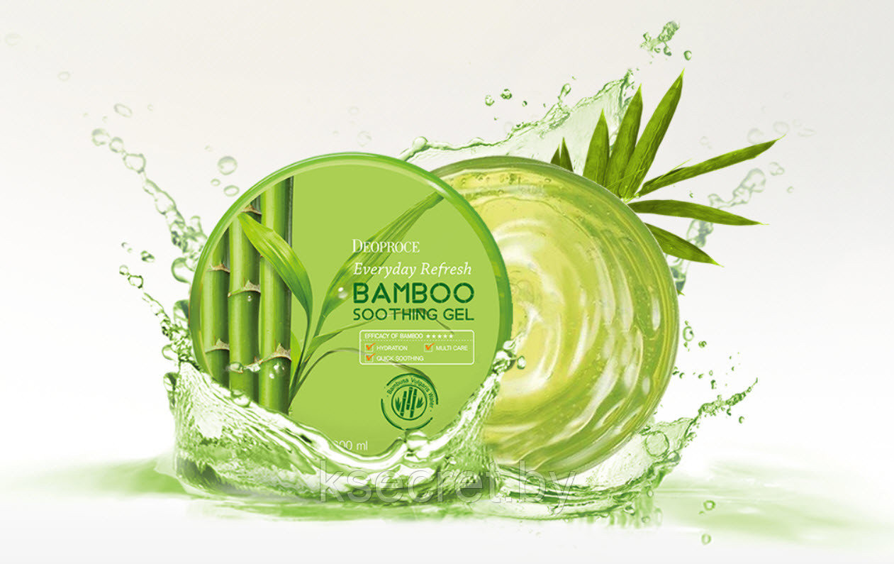 Гель для тела бамбук Deoproce Everyday Refresh Bamboo Soothing Gel 300 мл - фото 3 - id-p176805987