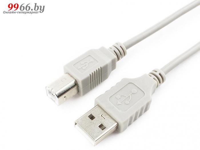 Аксессуар Gembird USB2.0 AM/BM 1.8m Grey CC-USB2-AMBM-6