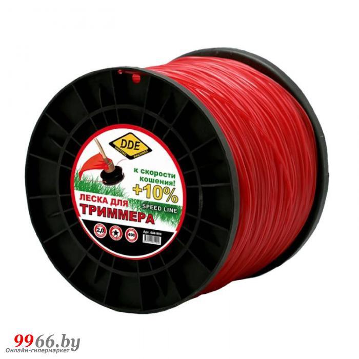 Леска для триммера DDE Speed Line 2.0mm x 498m Red 644-900