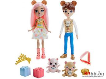 Кукла Mattel Enchantimals Брейли Миша и Бэннон Миша с питомцами GYJ07