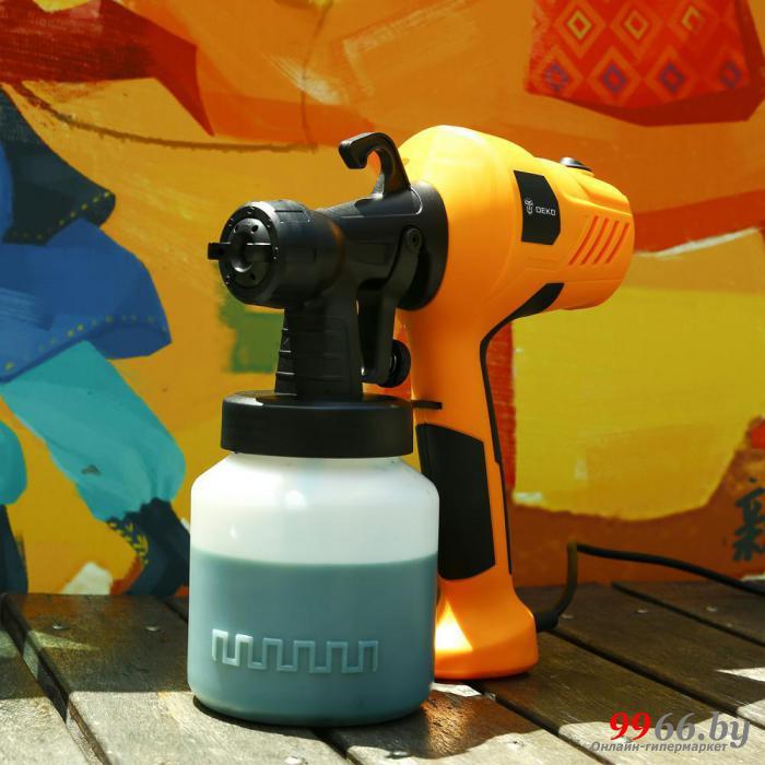Ручной электрический краскопульт для краски DEKO DKSG500 краскораспылитель - фото 5 - id-p176373718