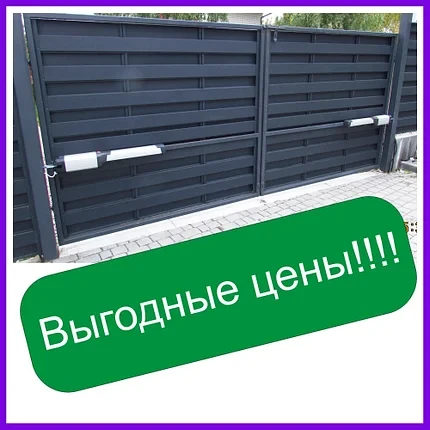 Распашные ворота - изготовление и монтаж