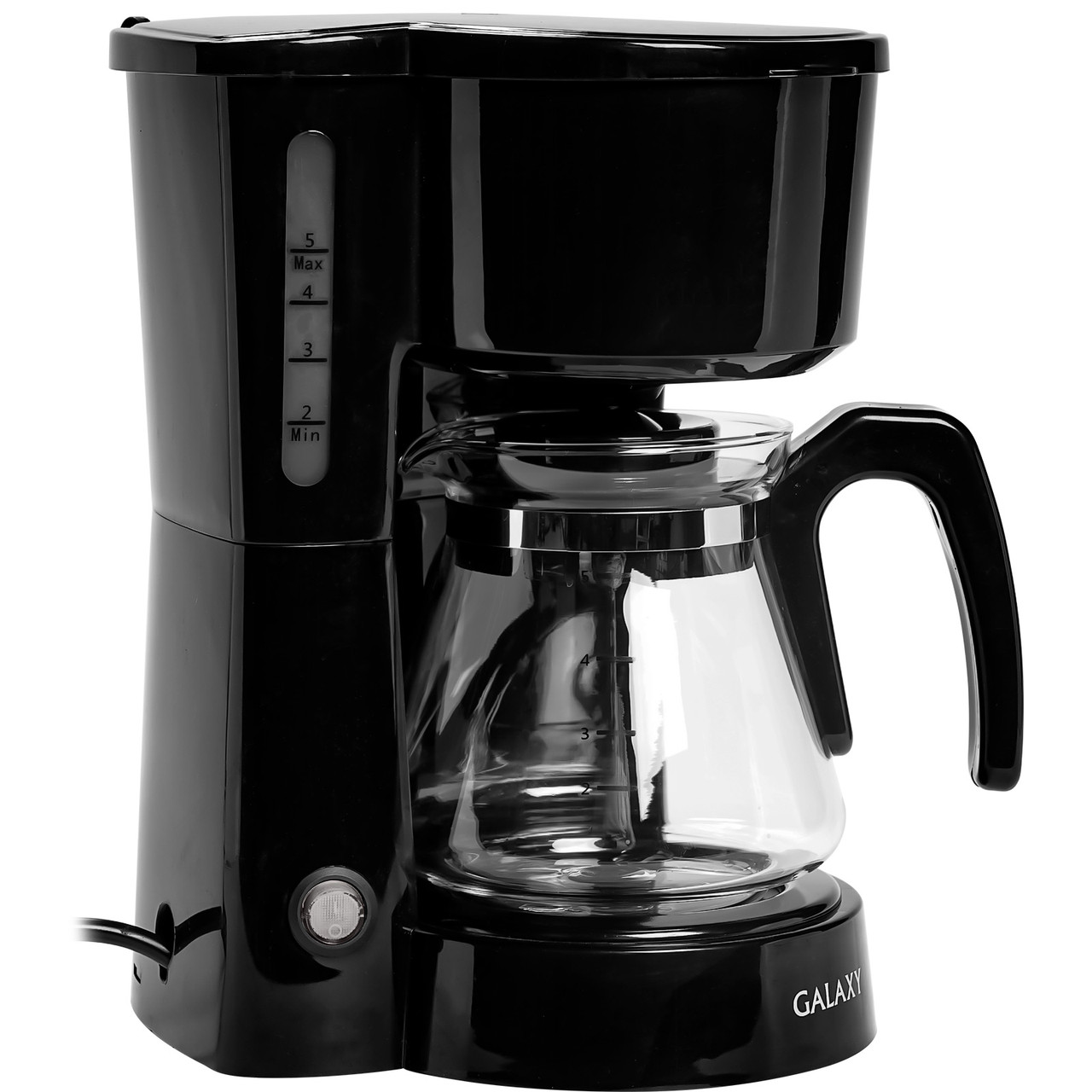 Кофеварка электрическая GALAXY GL0709 (черная) - фото 1 - id-p176807183