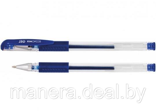 Ручка гелевая "Economix" 0,5 мм черный, синий