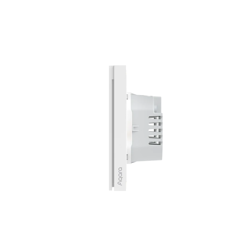 Выключатель двухклавишный без нейтрали | Aqara Smart Wall Switch H1 EU (No Neutral, Double Rocker) - фото 2 - id-p176812465