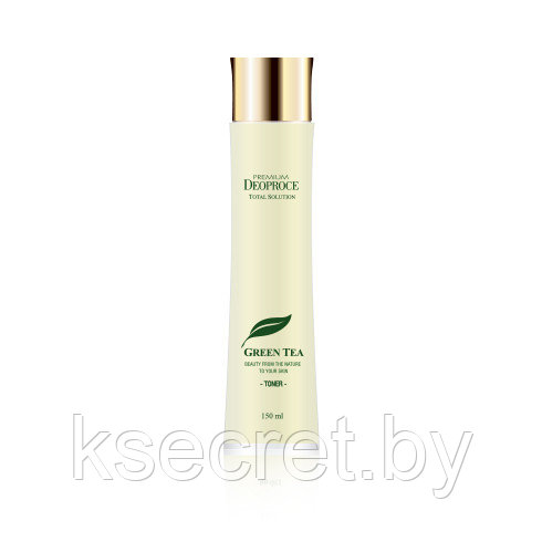 Тонер на основе зеленого чая Deoproce PREMIUM GREENTEA TOTAL SOLUTION TONER - фото 1 - id-p176842916