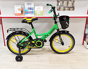 Велосипед детский двухколесный 16" зеленый, арт. M16-4GC