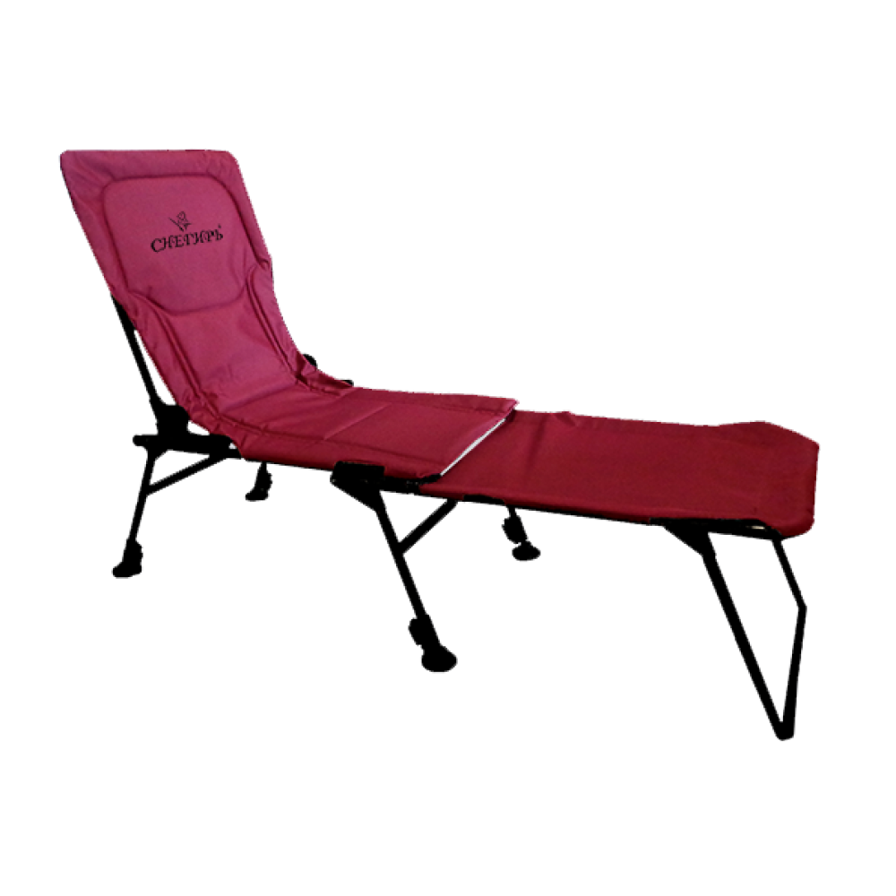 Кресло-трансформер "Снегирь", раскладушка (бордово-черное), арт. СД1 - фото 2 - id-p176842988
