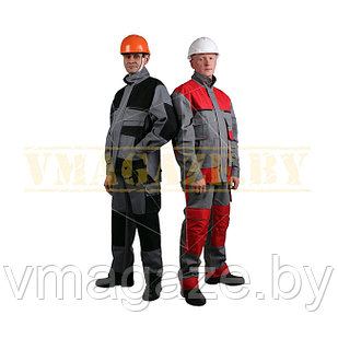 Рабочая куртка, мужская ЗМи (с отделкой, цвет т-серый)