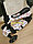 Детский самокат беговел SCOOTER  5в1 граффити белый  единорог, фото 3