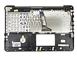 Верхняя часть корпуса (Palmrest) Asus VivoBook K555 с клавиатурой, серебристый, фото 2