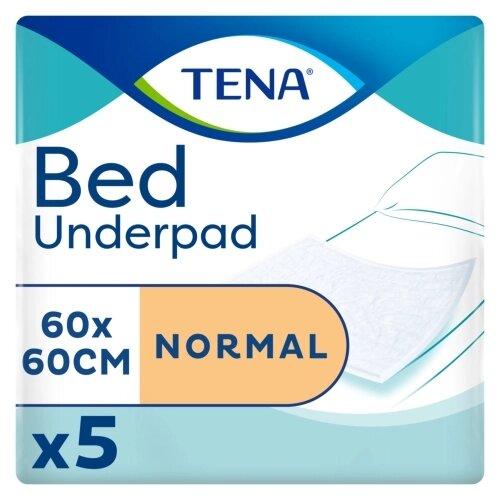 Пеленки Tena Bed Normal впитывающие 60х60 см, 5 шт - фото 1 - id-p176846922