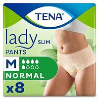 Впитывающие трусы для женщин Tena Lady Slim Pants Normal Medium 75-100 см (M), 8 шт.