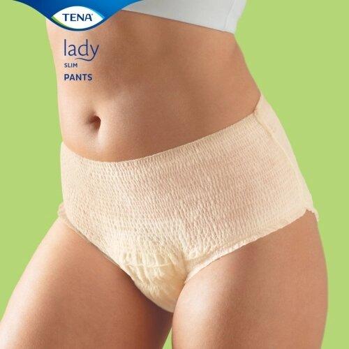 Впитывающие трусы для женщин Tena Lady Slim Pants Normal Medium 75-100 см (M), 8 шт. - фото 5 - id-p176846934