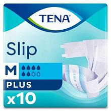 Подгузники для взрослых Tena Slip Plus Medium впитывающие 70-120 см (M), 10 шт