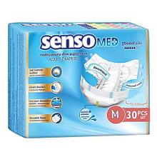 Подгузники для взрослых Senso Med впитывающие 75-120 см (M), 30 шт