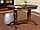 Стол обеденный раскладной Пан из массива ольхи, тон белый, фото 4