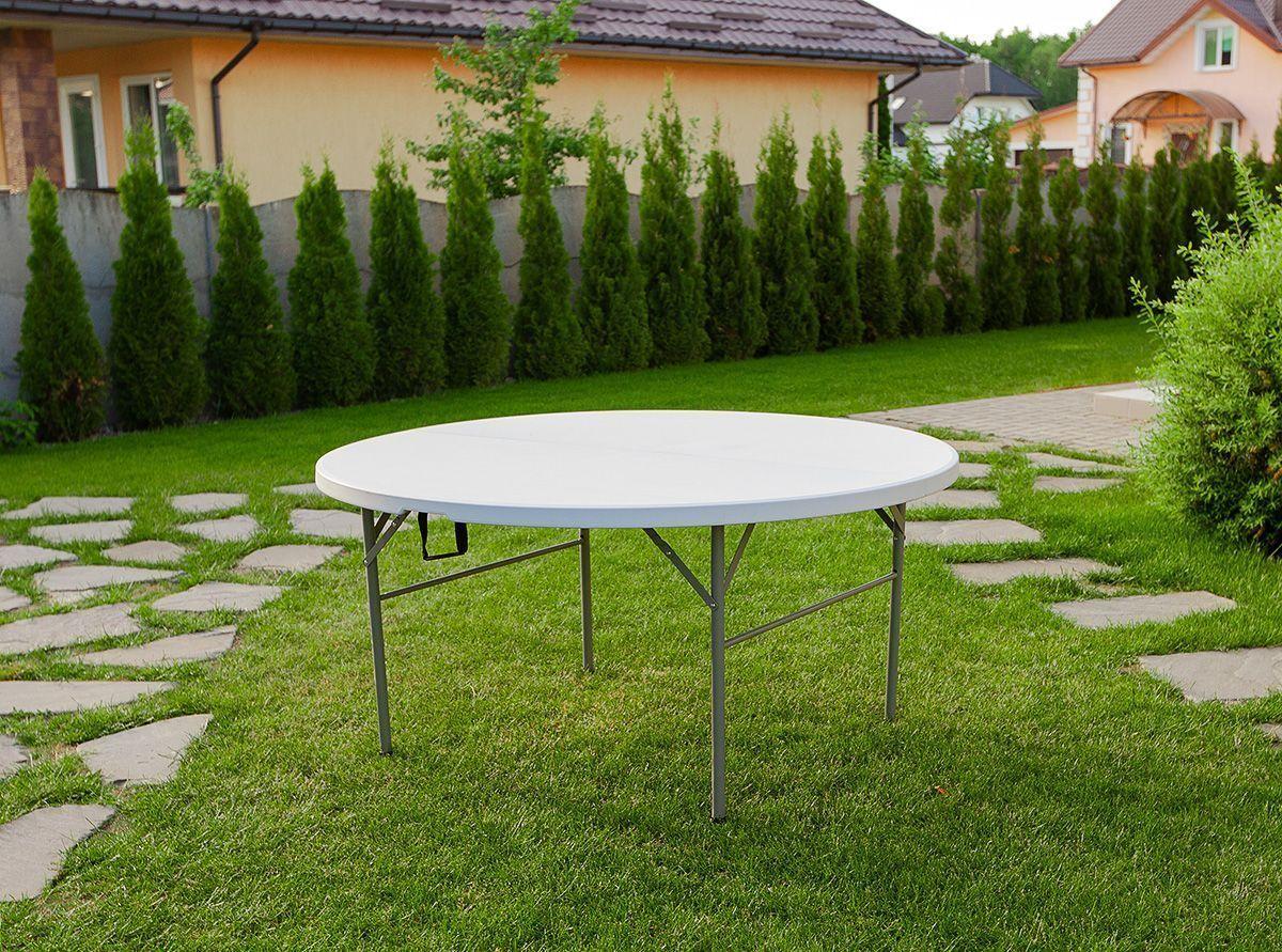 Набор складной садовой мебели CALVIANO (стол круглый 152см и 4 стула) - фото 2 - id-p176852641