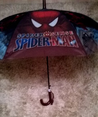 Зонт детский Человек-паук (Spider-man) полуавтомат со свистком - фото 1 - id-p22037751