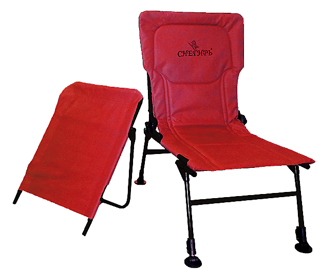 Кресло-трансформер "Снегирь", раскладушка (бордово-черное), арт. СД1 - фото 1 - id-p176864178