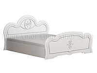 Кровать Каролина 1,4м белый матовый/белый глянец - МиФ