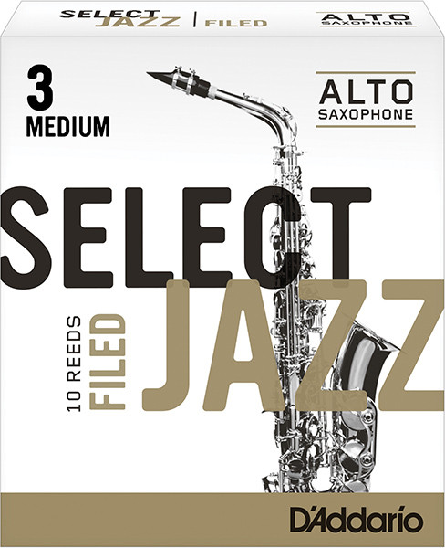 Rico RSF10ASX3M Select Jazz Filed Трости для саксофона альт, размер 3, средние (Medium), 10шт