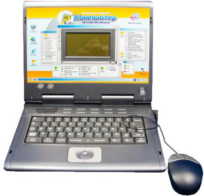 Детский русско-английский обучающий ноутбук, компьютер 7004, 70 функций с мышкой - фото 6 - id-p176882747