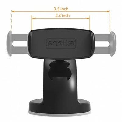 Автодержатель Onetto Car& Desk Mount Easy View 2 универсальный с креплением на торпеду (GP4&SM6) черный - фото 2 - id-p176884326