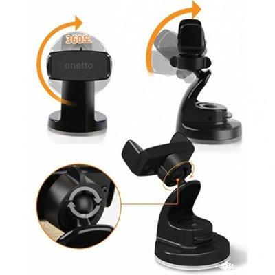 Автодержатель Onetto Car& Desk Mount Easy View 2 универсальный с креплением на торпеду (GP4&SM6) черный - фото 5 - id-p176884326