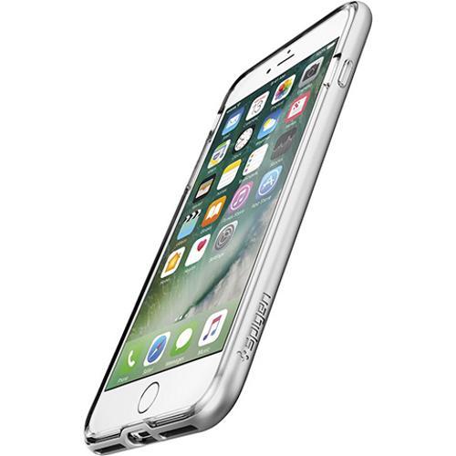 Чехол для iPhone 8 Plus и 7 Plus накладка (бампер) Spigen Neo Hybrid Crystal серебристый (043CS20684) - фото 5 - id-p176884435