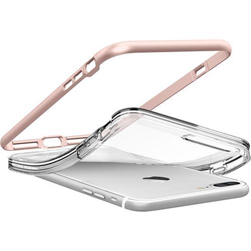 Чехол для iPhone 8 Plus и 7 Plus накладка (бампер) Spigen Neo Hybrid Crystal розовое золото (043CS20542) - фото 2 - id-p145481104