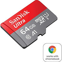 Карта памяти SanDisk Ultra microSDXC UHS-I 64GB скорость 667 X 120 MB/s (SDSQUA4-064G-GN6MN)