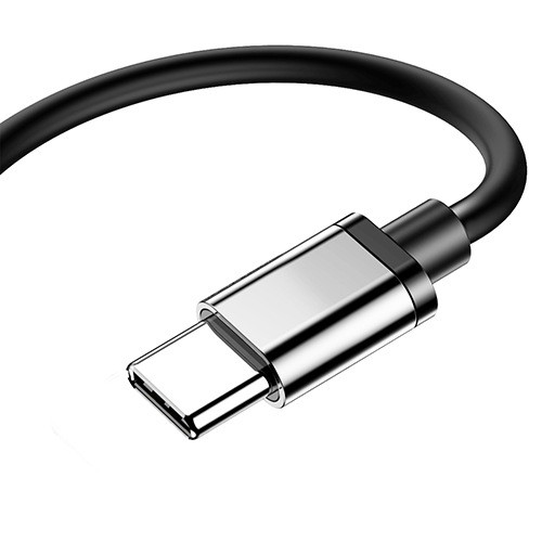 Переходник для наушников с Type-C на 3.5mm с разьемом для зарядки Type-C Adapter Baseus L40 (Серебристый) - фото 4 - id-p176886673