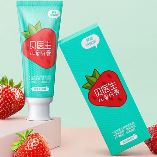 Детская зубная паста Dr.Bei Сhildren s Toothpaste Клубника - фото 2 - id-p176889725