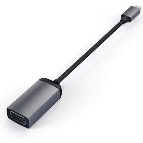 Адаптер Satechi Type-C to VGA 1080p 60Hz Cable Adapter (Серый) ST-TCVGAM - фото 4 - id-p176884535