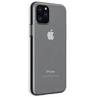Чехол для iPhone 11 Pro Max накладка (бампер) силиконовый Hoco Light прозрачный серый