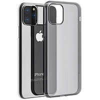Чехол для iPhone 11 Pro накладка (бампер) силиконовый Hoco Light прозрачный серый