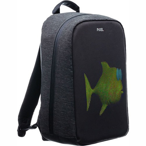 Рюкзак с LED-дисплеем Pixel Bag Max V 2.0 Grafit (Серый) - фото 1 - id-p158671533