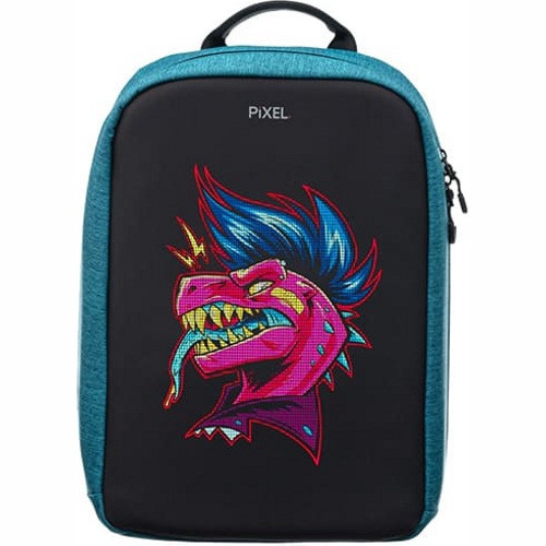 Рюкзак с LED-дисплеем Pixel Bag Max V 2.0 Indigo (Голубой) - фото 2 - id-p152125536