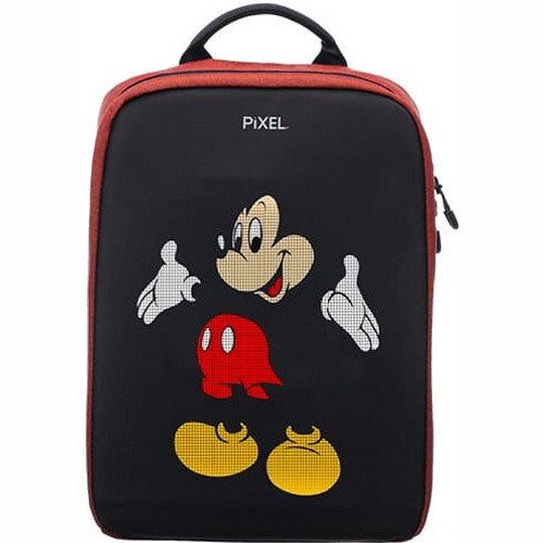 Рюкзак с LED-дисплеем Pixel Bag Plus V 2.0 Red Line (Красный) - фото 2 - id-p176887049