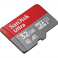 Карта памяти SanDisk Ultra microSDHC Class 10 UHS-I 32GB скорость 120 MB/s (SDSQUA4-032G-GN6MN)