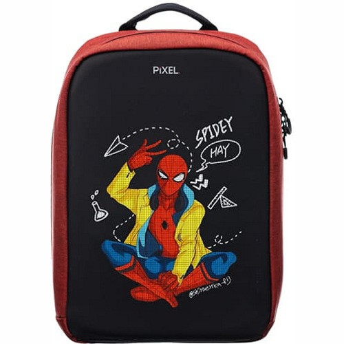 Рюкзак с LED-дисплеем Pixel Bag Max V 2.0 Red Line (Красный) - фото 2 - id-p158671551