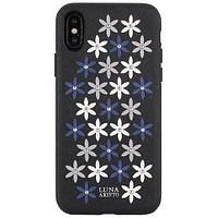 Чехол для iPhone Xs Max накладка (бампер) Luna Aristo Daisies (LA-IP6.5DAS) черный