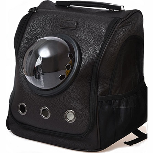 Переноска-рюкзак для животных Small Animal Star Space Capsule Shoulder Bag (Черный) - фото 1 - id-p136940002